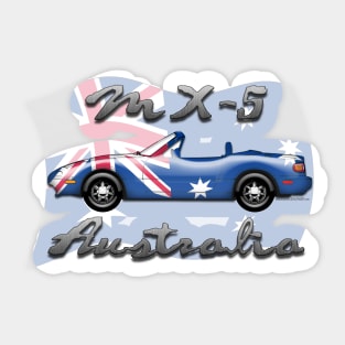 Miata MX-5 Australia Flag Sticker